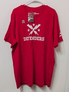 Official XFL DC Defenders Graphic T-Shirt Size 2XL